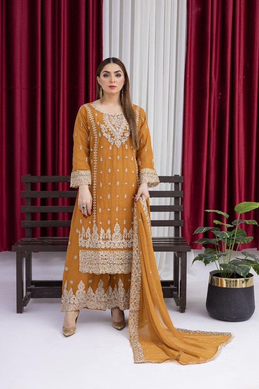 Brit designer Chiffon _81042 Pakistani ladies suit B181