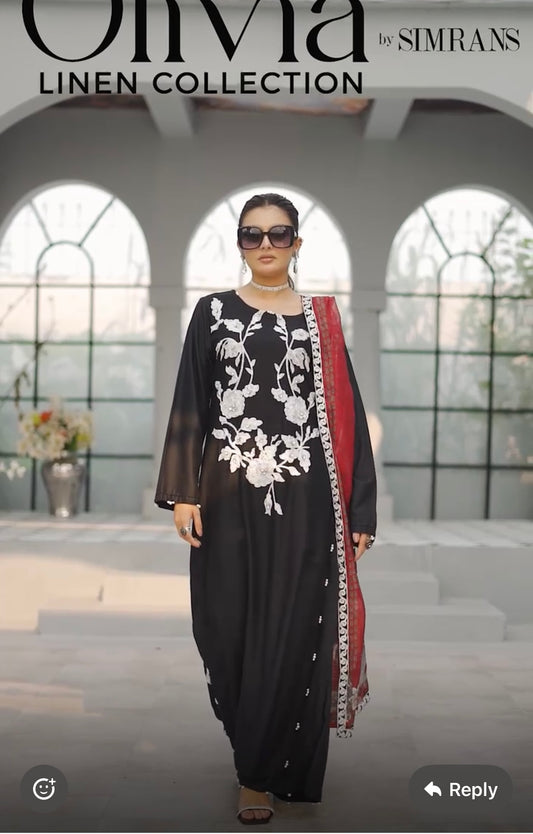 Brit 3 piece luxury linen _81042 Pakistani ladies suit B260