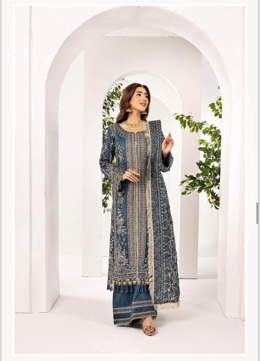 Nureh “3 piece luxury organza_81042 Pakistani ladies suit B194