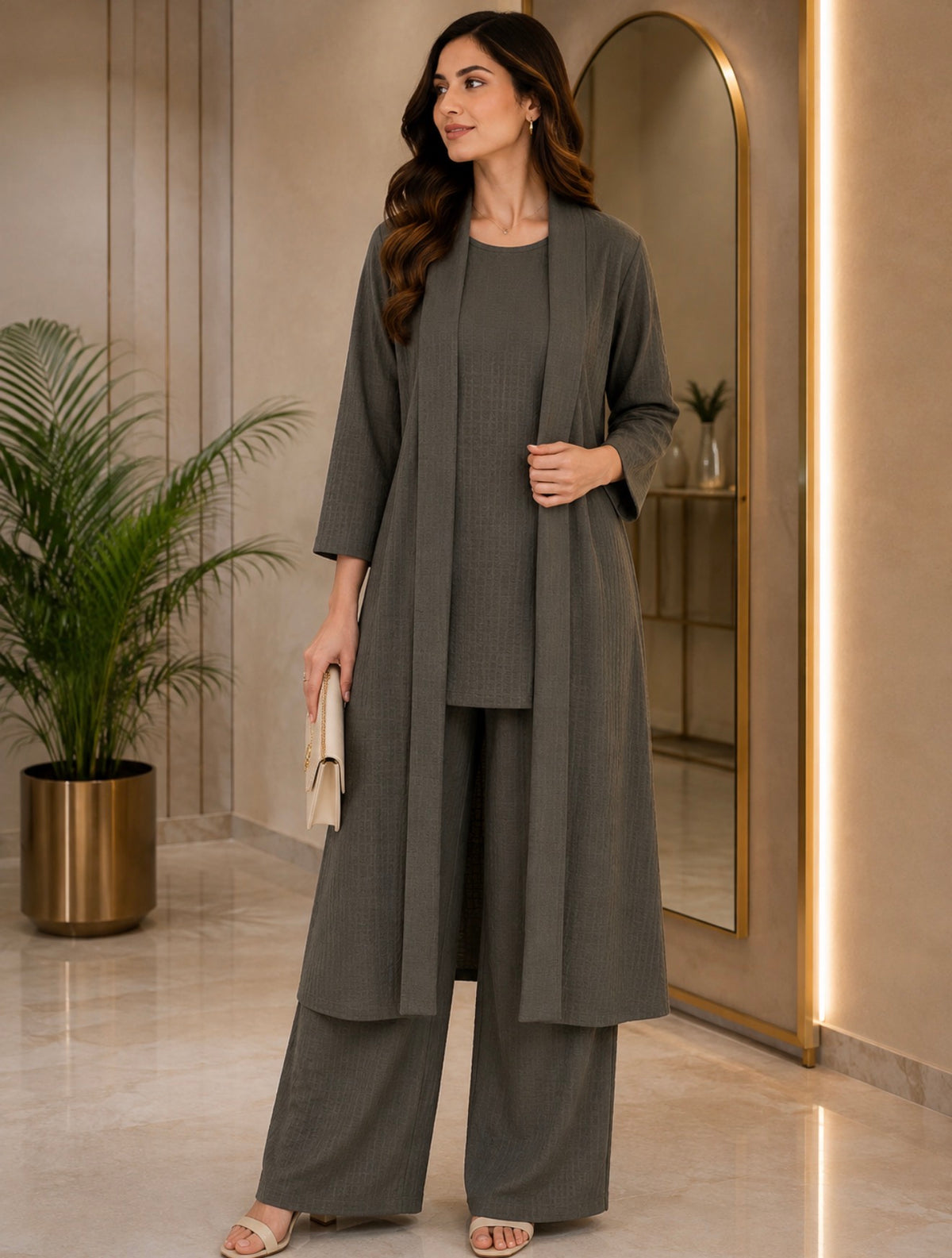 BRIT 3 piece georget collection ladies dress B756