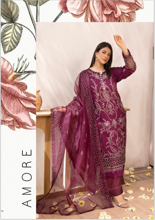Simrans 3 piece lux wedding wear_100178 Pakistani ladies suit B131