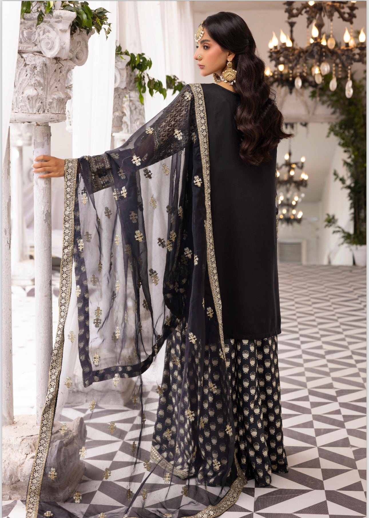 Ethnic 3 piece Viscose_100204 Pakistani ladies suit B135