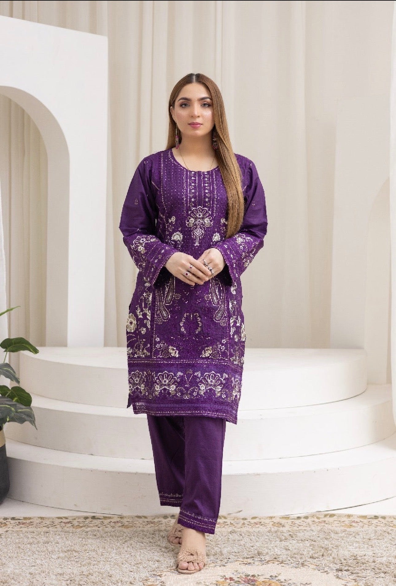 Brit 2 piece cotton lawn_81042 Pakistani ladies suit B559