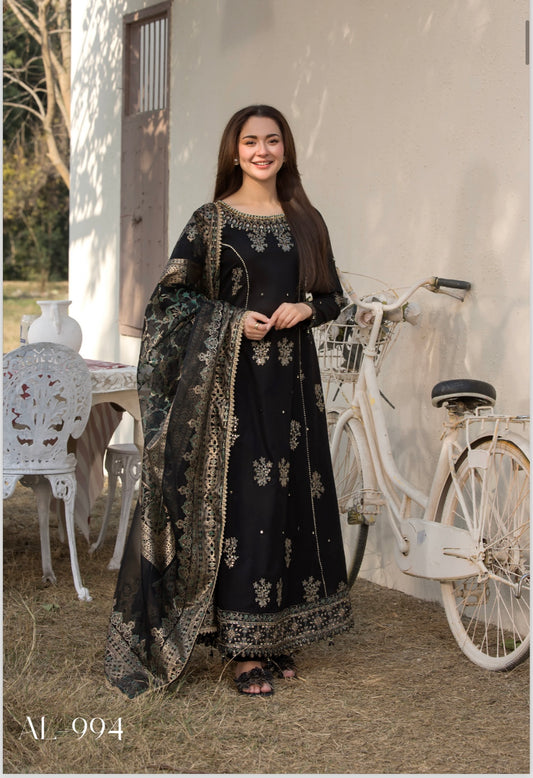 Simrans 3 piece janan jacquard_8061 Pakistani ladies suit B71