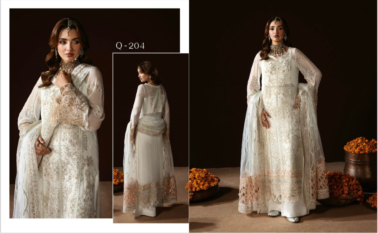 Ramsha 3 piece luxury chiffon _100300 ladies suit B157