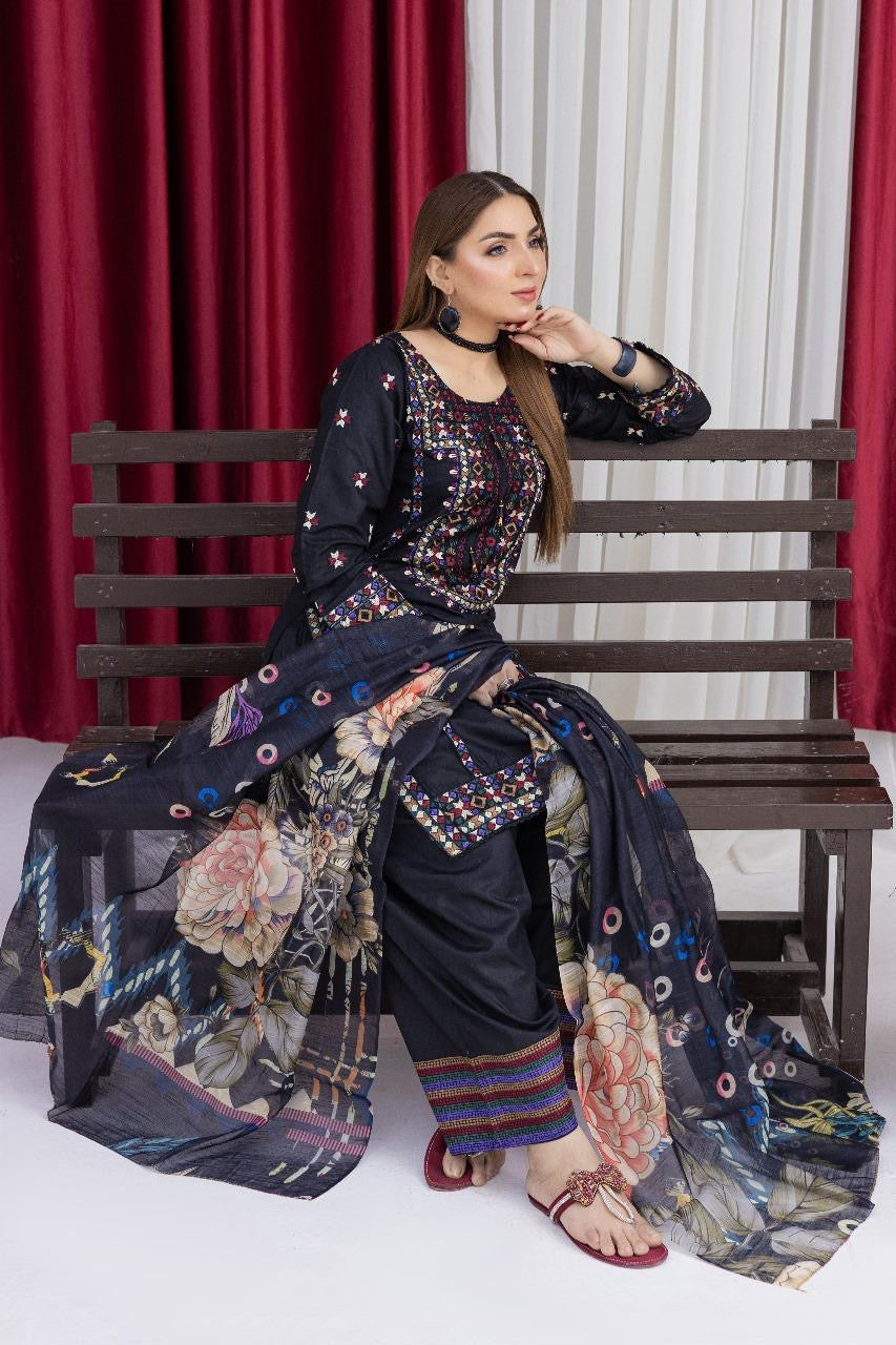 Karma inspired 3 piece lawn _81042 Pakistani ladies suit K182