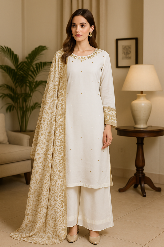 Brit 3 piece chiffon _81042 Pakistani ladies suit B229