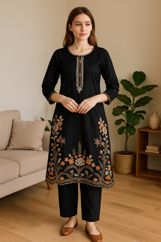 Brit 2 piece linen_81042 Pakistani ladies suit  B281