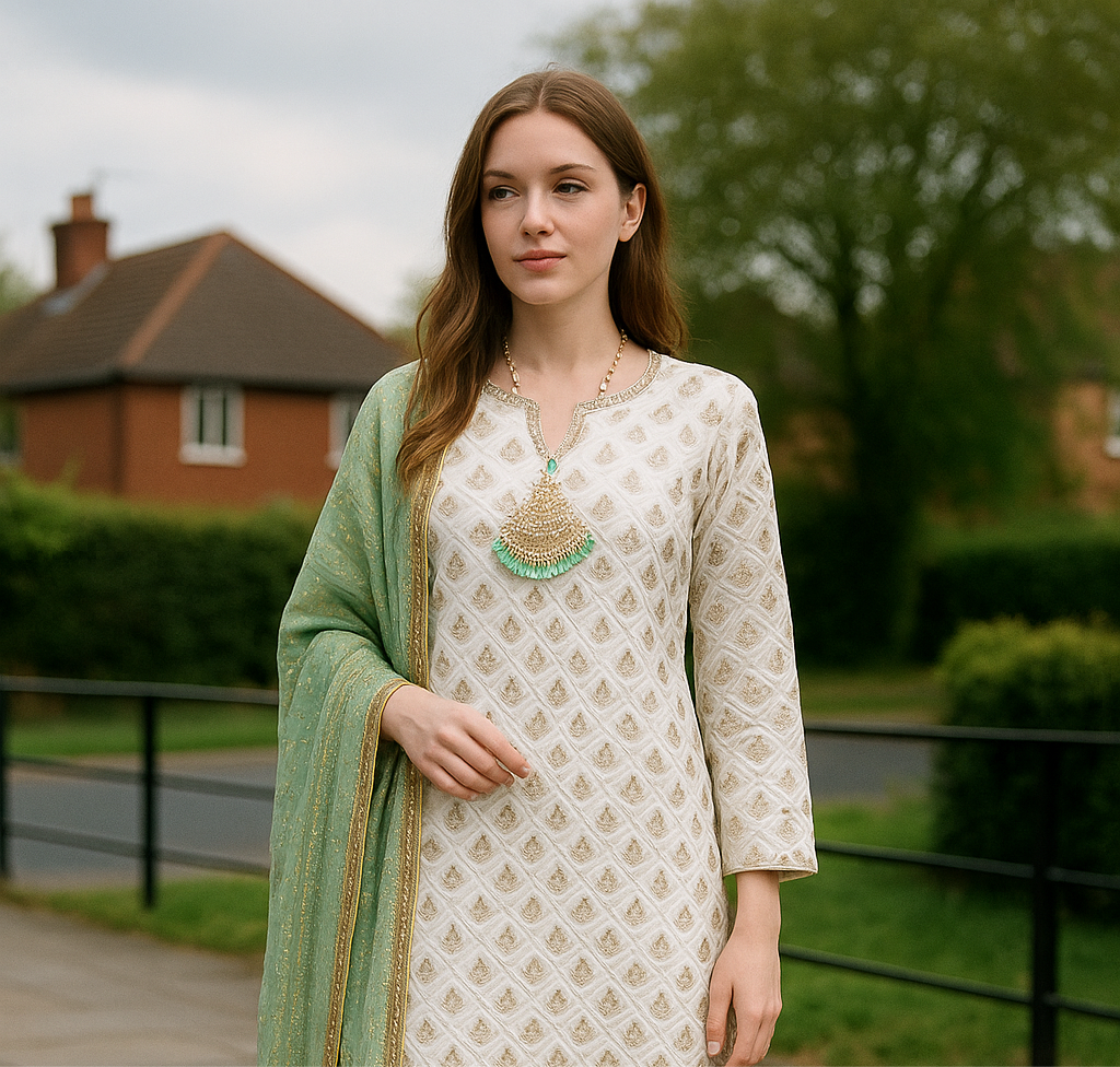 Brit 3 piece luxury chiffon _81042 Pakistani ladies suit B226