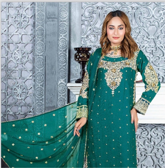 Brit Designer Chiffon_100162 Pakistani ladies suit B127