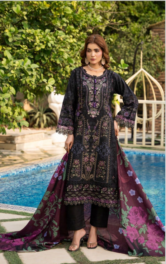 Brit 3 piece Dhanak winter collection Pakistani ladies suit B325