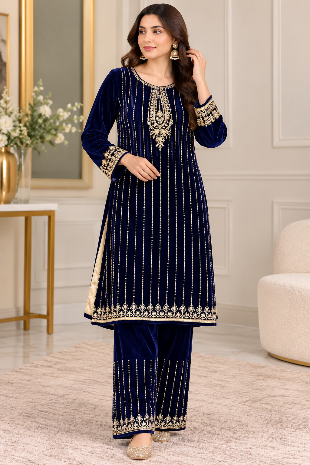 Brit 2 piece Valvet designer collection B815