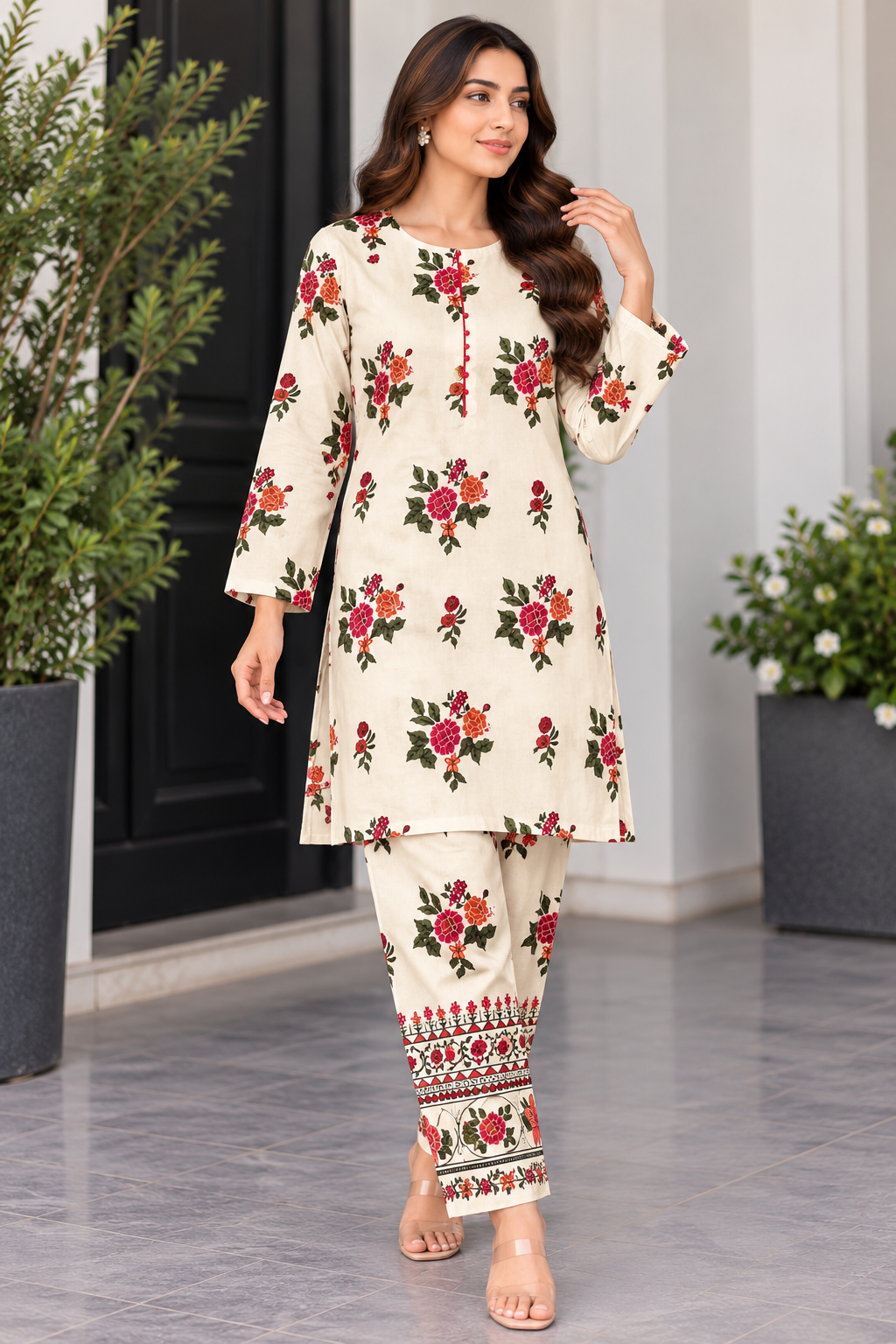 BRIT 2 piece silk  collection ladies dress B762