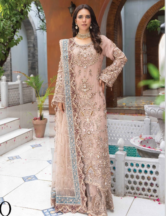 Areej original Designer 3 piece luxury chiffon_81042 Pakistani ladies suit B248