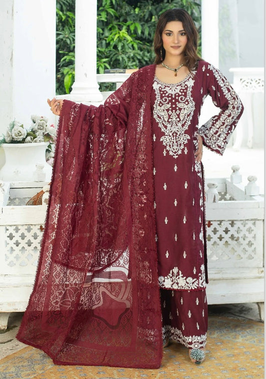 Brit 3 piece linen _81042 Pakistani ladies suit B230