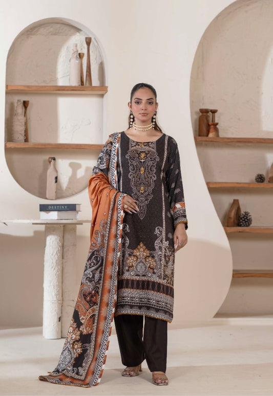 Barouque 3 piece linen _81042 Pakistani ladies suit B100