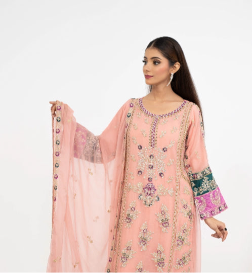Brit 3 piece luxury chiffon_81042 Pakistani ladies suit B240