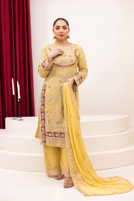 Brit 3 piece chiffon _81042 Pakistani ladies suit B266