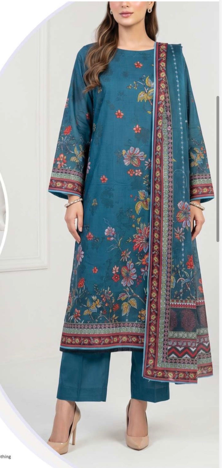 Sana Safinaz inspired 3 piece luxury lawn collection ladies dress B683