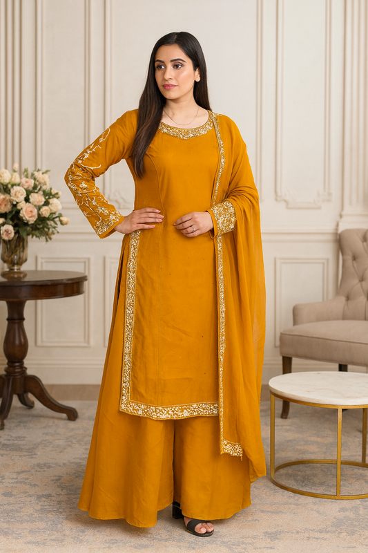 Brit 3 piece luxury chiffon _81042 Pakistani ladies suit B257