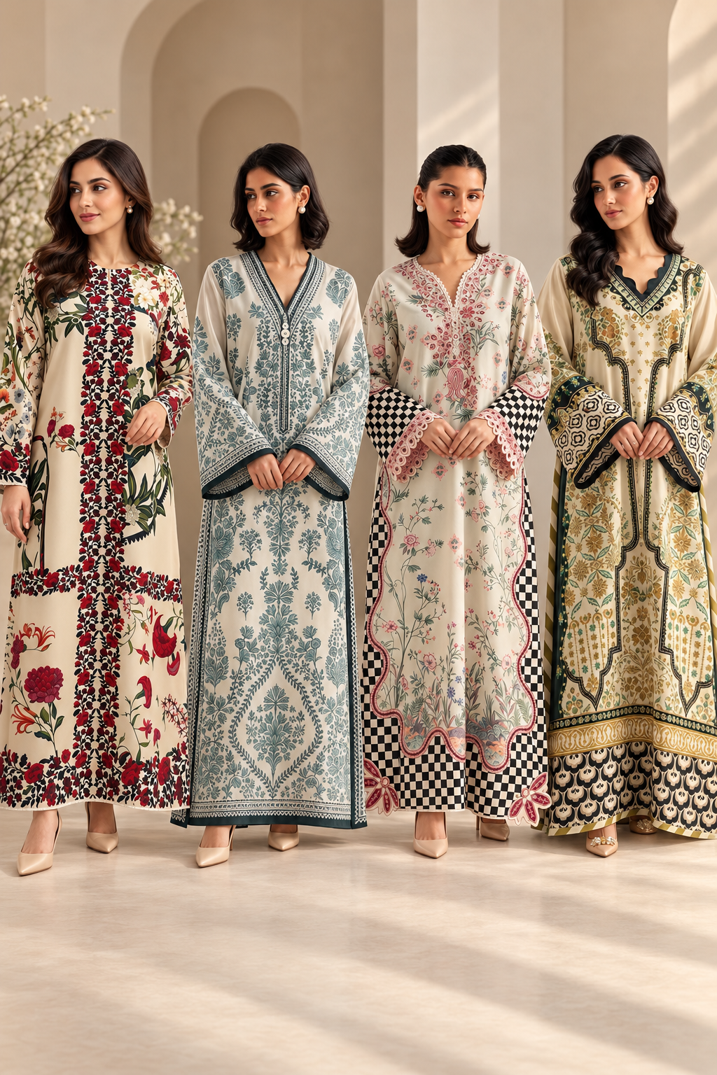 BRIT- GL 2 piece winter linen designer collection B837