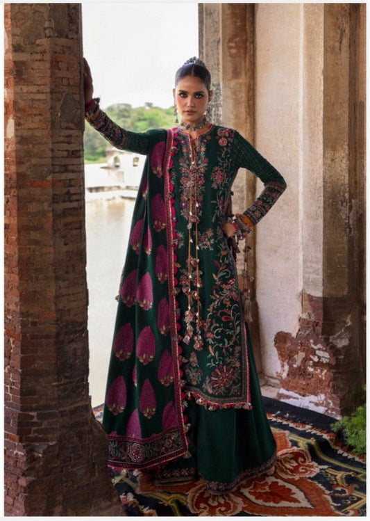 Hussain Rehar Inspired 3 piece Karandi 81042 Pakistani ladies suit B476