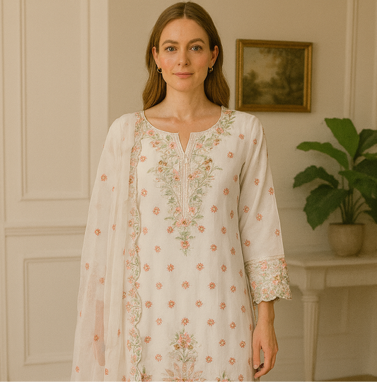 Brit 3 piece luxury chiffon_81042 Pakistani ladies suit B238