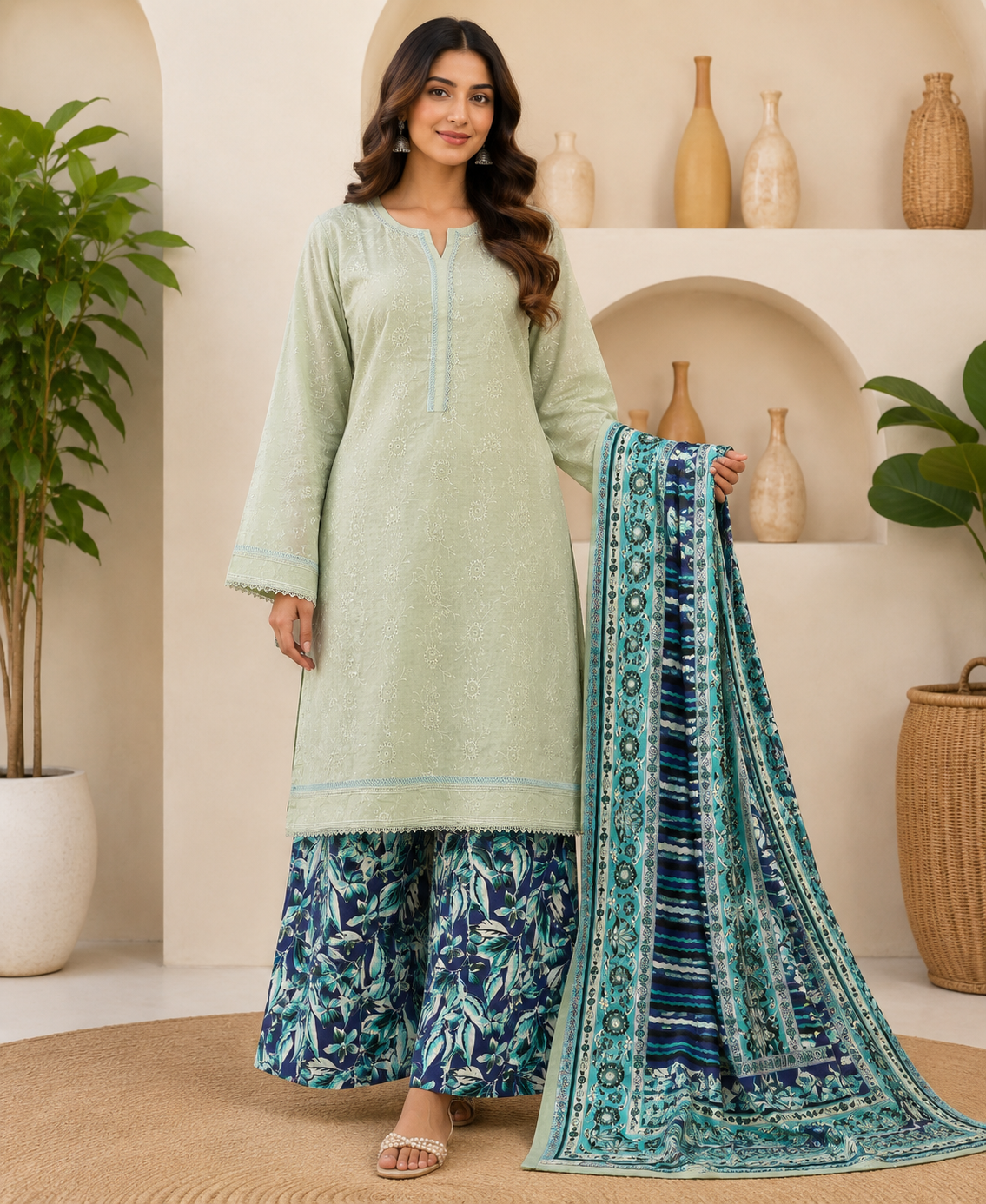 Brit 3 piece luxury chicken Kari collection B722