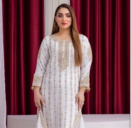 Brit 3 piece luxury chiffon_81042 Pakistani ladies suit B193