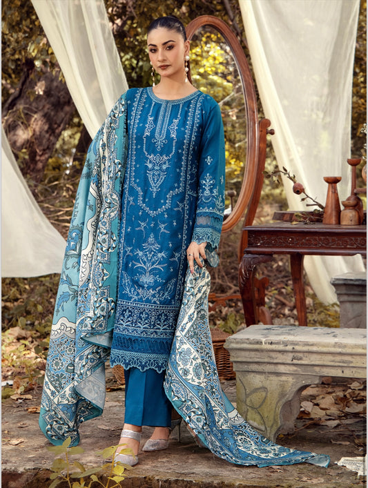 TT designer 3 piece luxury Dhanak _81042 Pakistani ladies suit B288