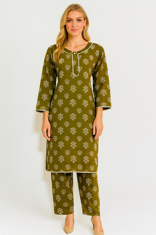 Brit print linen 2 piece_4038 Pakistani suits for ladies B264