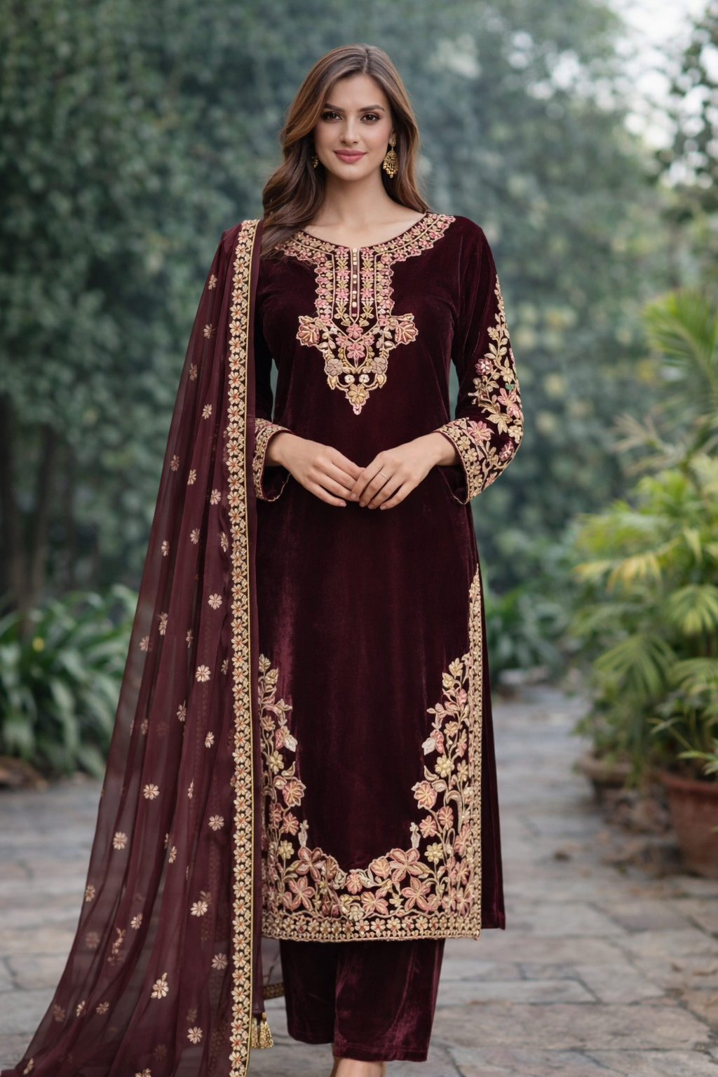 Brit 3 piece Micro Valvet winter collection  B441