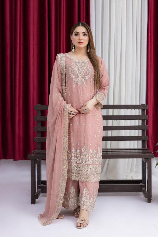 Brit designer Chiffon _81042 Pakistani ladies suit B181