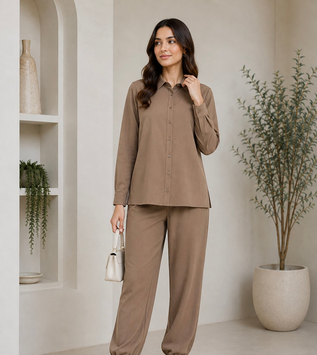 BRIT  2 piece georgette collection ladies dress B732
