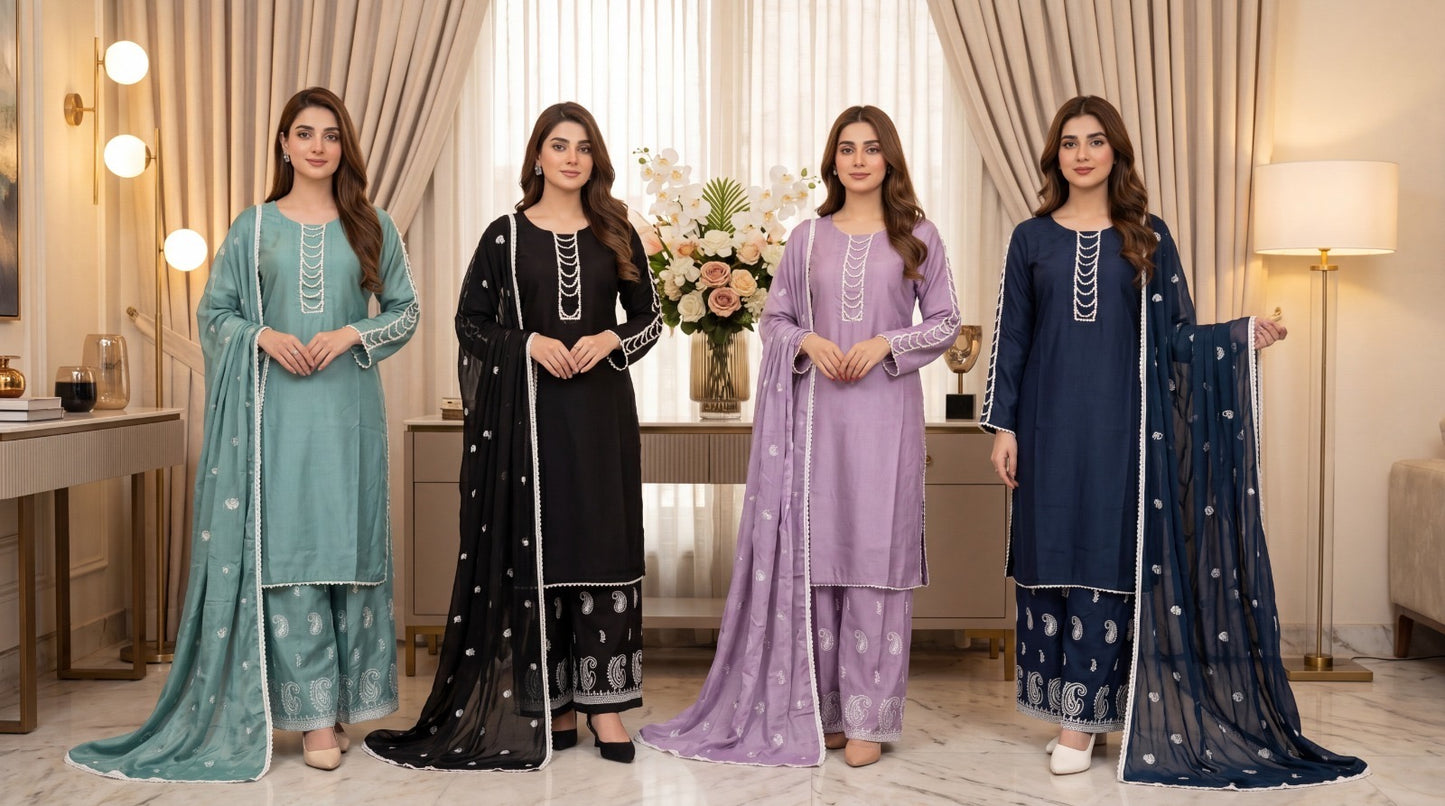 Brit 3 piece ladies Linen collection B576