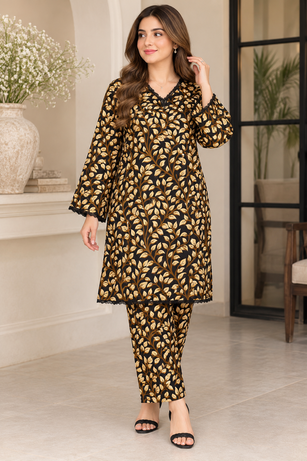 BRIT- GL 2 piece Khadar designer collection  B839