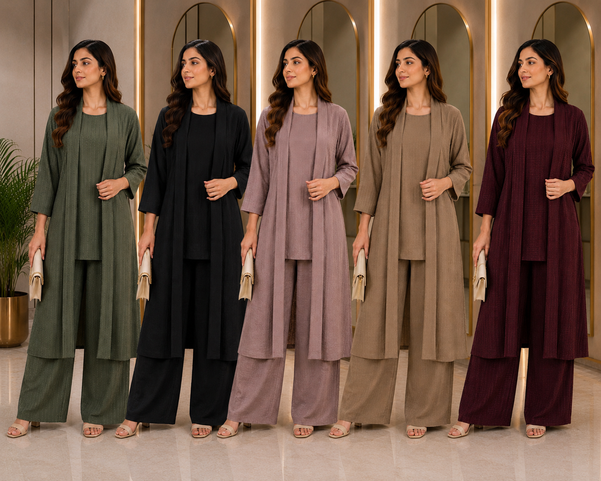 BRIT 3 piece georget collection ladies dress B756