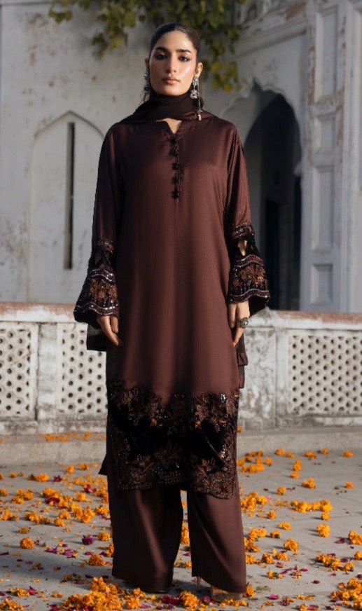 Maria B inspired 3 piece luxury linen _81042 Pakistani ladies suit B515