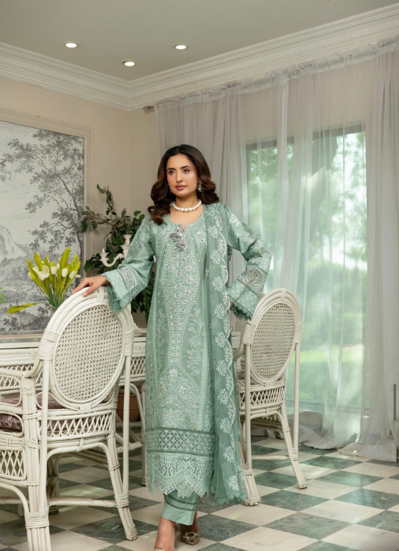 Munira Designer 3 piece ladies Fancy collection B594