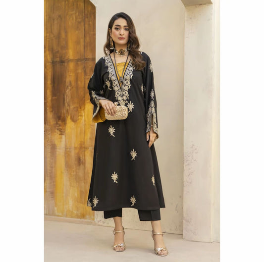 Brit 2 piece Embroidered_100262 ladies suit B148