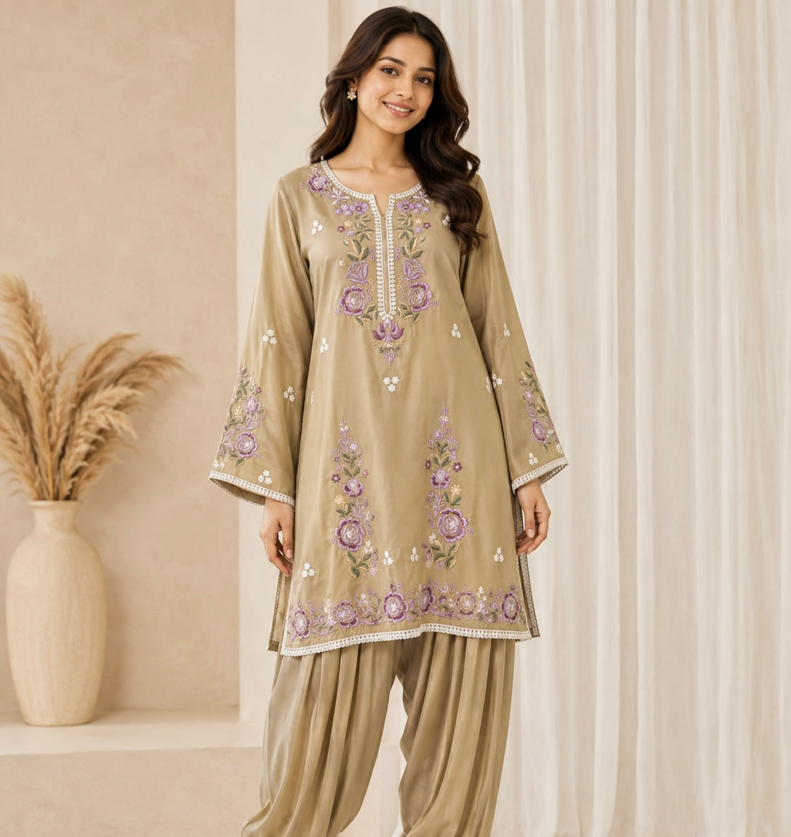 BRIT 2 piece luxury SILK collection B716