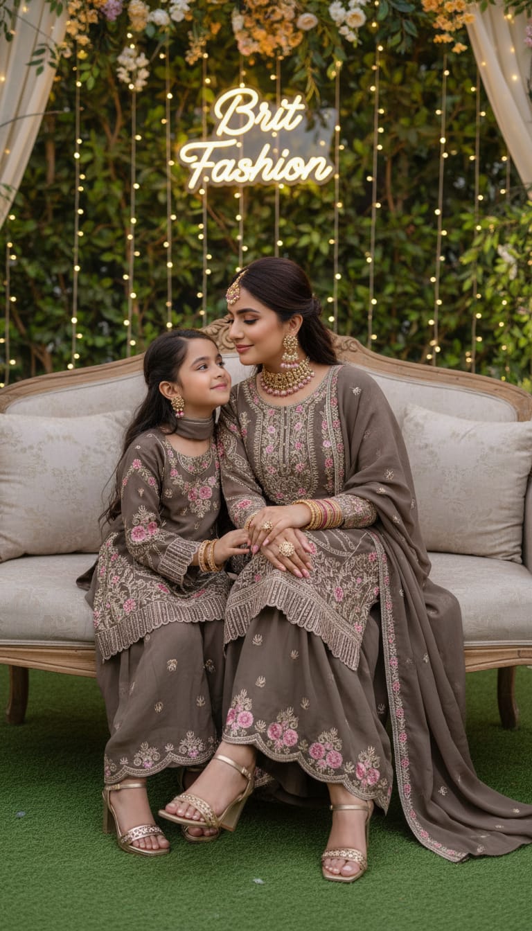 Brit 3 piece luxury chiffon_81042 Pakistani ladies suit B484