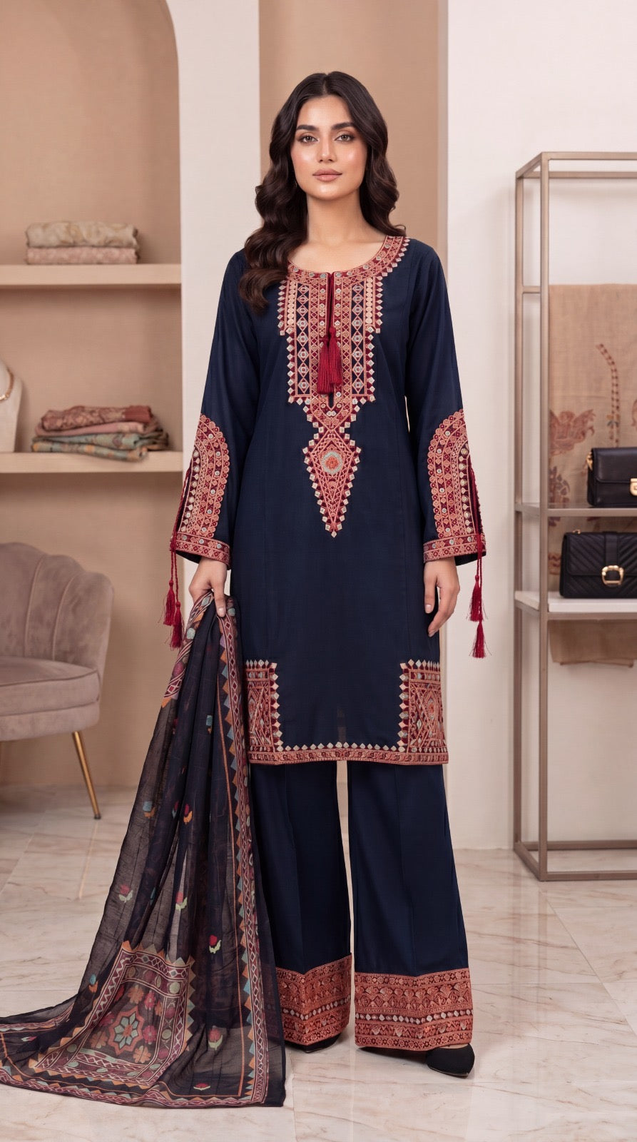 Brit 3 piece ladies Linen collection B583