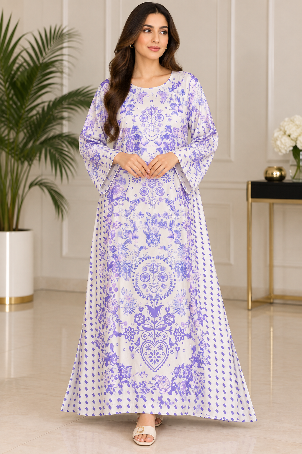 BRIT 1 piece silk kaftaan collection B777