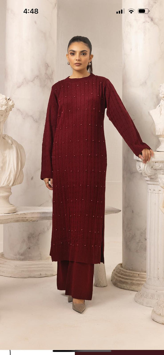 Brit 2 piece modest wear _81042 Pakistani ladies suit black B268