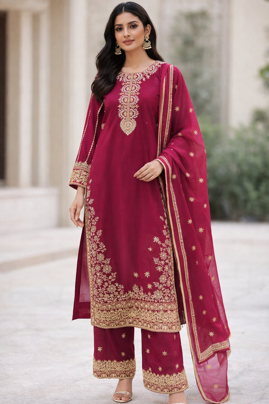 Brit 3 piece chiffon  _81042 Pakistani ladies suit B4900