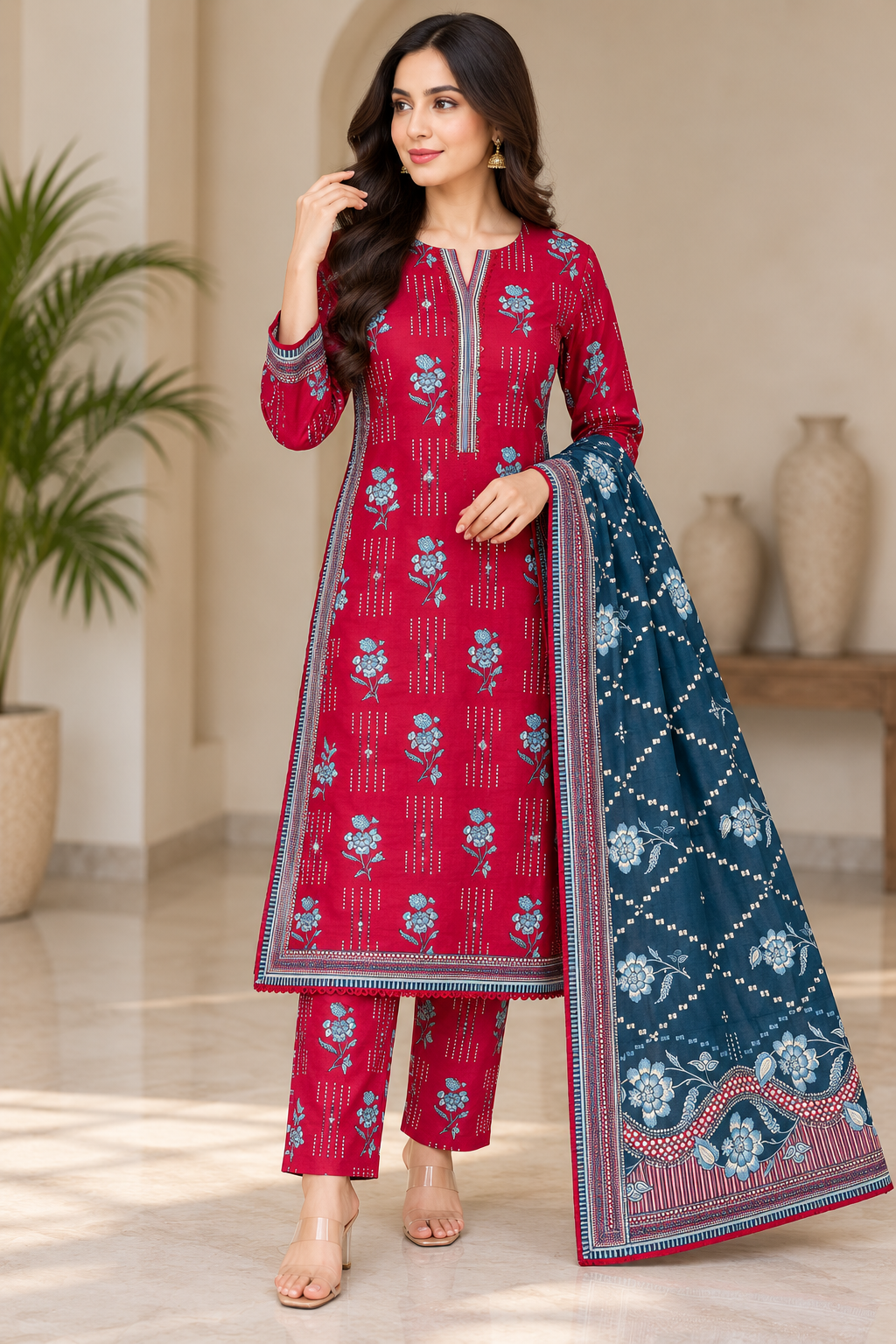 Bin Saeed 3 piece khadar designer collection B816
