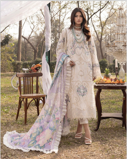 TT 3 piece embroidery lawn _81042 Pakistani ladies suit B219