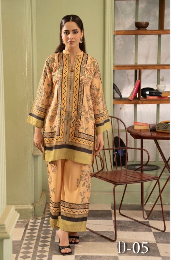 BRIT 2 piece luxury lawn collection ladies dress B670