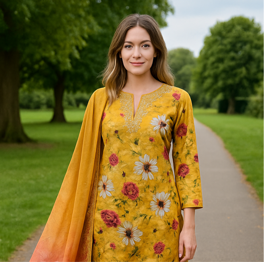 M print inspired 3 piece luxury lawn_81042 Pakistani ladies suit B202